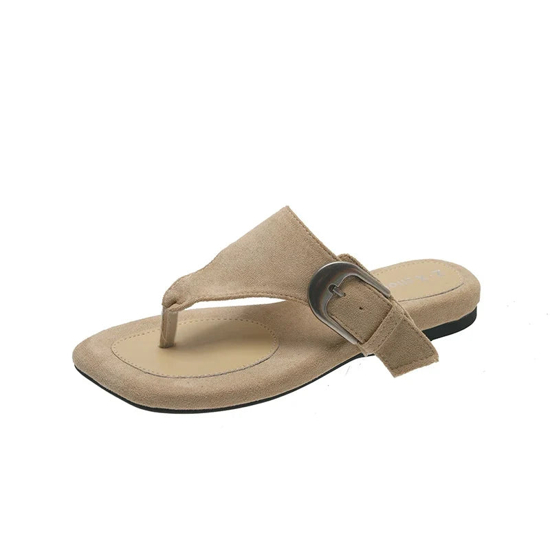 Women Summer New Flip Flops Flats Sandals Clip Toe Slippers Casual Shoes Woman 2026 Trend Beach Comfort Shoes Sport Slides Mujer