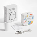 MINI Print Portable Thermal Printer Photo Pocket Thermal Label Printer 58mm Printing Wireless Bluetooth Cartoons Android And IOS